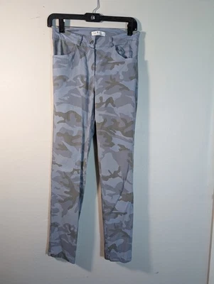 Gigi Moda Сделано в Италии Синий Городской Камуфляжный Принт Бегуны Размер S Эластичный Активный  - Изображение 1 из 4