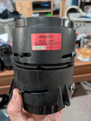 Lente Sony HACC cor asférica corrigida alta resolução 86mm F1 - Imagem 1 de 2