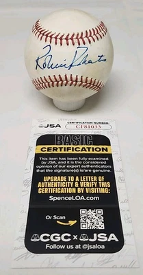 Robin Roberts Signed Rawlings Official National League Baseball JSA COA PHI A7 - Image 1 of 4