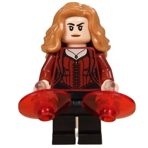 new LEGO Marvel Super Heroes Avengers Minifig - Scarlet Witch with Cloth Skirt - Picture 1 of 4