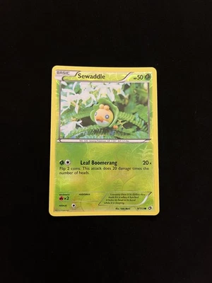 Sewaddle 9/113 MINT/NM Pokemon Cards Legendary Treasures Reverse Holo Rare - Image 1 of 2