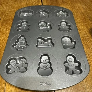 TORTEN-/KEKSFORM VON WILTON - 12 WEIHNACHTSMOTIVE ~ 2250 - Bild 1 von 4