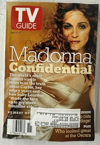 TV Guide Magazine Madonna Confidential April 11, 1998 New York Vintage - Picture 1 of 7