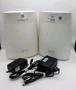 Orbi Netgear WiFi Router RBR50 & Satellite RBS50 Tested See Details - Picture 1 of 5