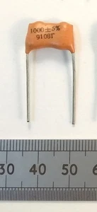 K31-11-2 Silber Glimmer Kondensatoren 100pF - 1500pF 500V Menge 50 Stück - Bild 1 von 1