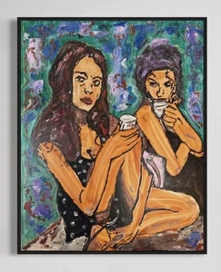 Daniel Pultorak Kunst Öl Gerahmt Unikat Original Malerei Abstrakt Signiert Art - Bild 1 von 24