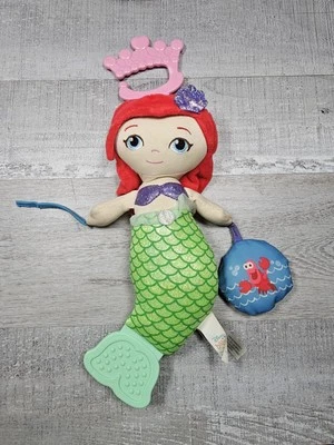 Cochecito de bebé Ariel de 10" Disney para cuna juguete de actividad sobre la marcha sonajero Foto 1 de 4
