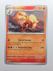 Arcanine 059/165 Scarlet & Violet 151 Uncommon Non Holo Near Mint Nm Pokemon Tcg - Picture 1 of 2