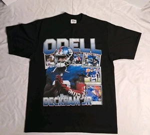 NFL New York Giants Odell Beckham Jr. 13 Shaka Mega Print T-Shirt Size L - NWOT - Picture 1 of 5