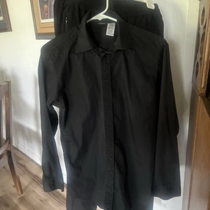 star wars youth size xl 18/20 long sleeve black dress shirt - Picture 1 of 2