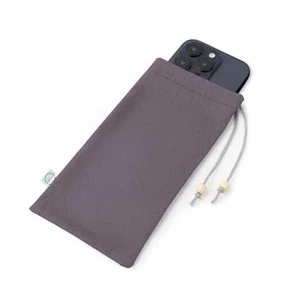 Halsa EMF Shield Sleeve for Cell Phone - Signal Blocking Anti-EMP Pouch - Gray - Picture 1 of 8