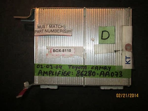 02 03 04 TOYOTA CAMRY AMPLIFIER #86280-AA073(BOX-8110 ))/ - Bild 1 von 2