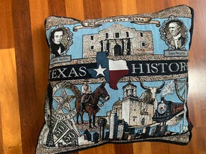 Pillow Of Texas History - The Alamo - The Lone Star State. - Picture 1 of 3