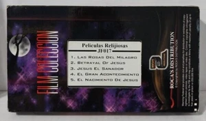 Peliculas Relijiosas JF017 Las Rosas del Milagro, 5 FILMS (VHS Spanish) - Imagen 1 de 2