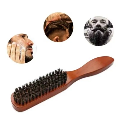 Men’s Beard Brush – Soft Boar Bristles Grooming Brush for Beard Care & Growth - Image 1 of 4