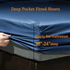SONORO KATE California King Bed Sheet 6-piece Set - Super Soft Microfiber - Picture 1 of 5