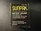 Sunpak AA Batteriehalter in Box für Auto 522 544 555 Blitz - NOS NEU 651-783