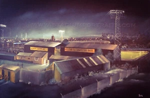 Newport County, Somerton Park  -  20'' x 30'' Poster Print - Picture 1 of 1