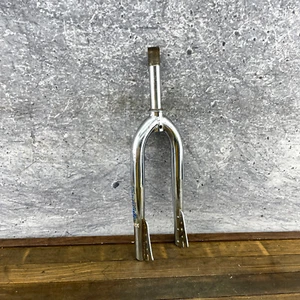 Vintage BMX Fork 1 in Threaded Old School BMX Freestyle 20 Chrome Fugitive 1" - Picture 1 of 14