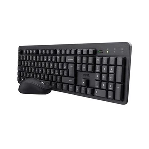 Trust Ymo II Set Tastiera e Mouse Wireless Silenziosi Italiano QWERTY, Tasti a P - Foto 1 di 12