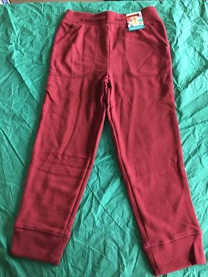 Jogger de felpa francesa Garanimals granate 5T nuevo con etiquetas Foto 1 de 4