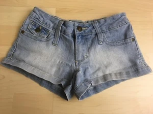 Deb Jeans Girls Women's Ladies Blue Jean Shorts Size 0    - Picture 1 of 6