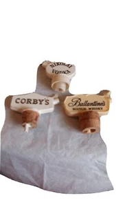 3 Lot Liquor Bottle Topper Corby's/ Nikolai Vodka/ Ballantine's Scotch Whiskey - Picture 1 of 12
