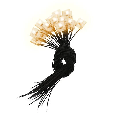 20pcs Pre-wired Warm White SMD LED 3528 Lamp Light Set 12V 20cm Wire DD00WM - Image 1 of 4