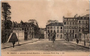 Avenue Amiral Rouillere - Old Foy Gate France Postcard Early 1900s - Picture 1 of 2