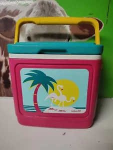 Vintage Igloo Brand Flamingo Edition Personal Cooler (1989-90s) - Picture 1 of 13