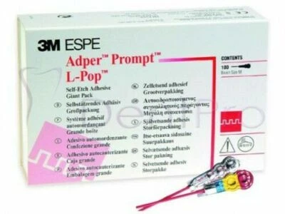 Original 3M Adper Prompt L-Pop™ One-step Self-Etch Adhesive Refill 100 appli USA