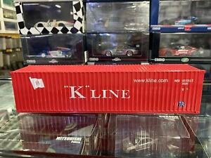 1/50 Scale 40′ Dry goods Sea Container KLINE Diecast Model Toy Collection Gift 