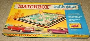 Vintage 1968 Matchbox Traffic Board Game from Complete but NO CARS UNPUNCHED - Picture 1 of 8