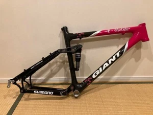 GIANT NRS T-Mobile Mountain Bike Carbon Frame Size M Free Shipping From Japan - Picture 1 of 8