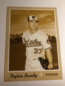 2019 Topps Heritage Jumbo 5x7 Dylan Bundy Orioles 319 01/10 - Picture 1 of 1