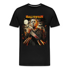 Micheal Myers Helloween Męska koszulka premium prezent pomysł przerażający przerażający 3