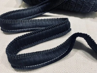 Garniture de coussin textile à pompons à franges en coton de 30 mm de large -... - Photo 1/3