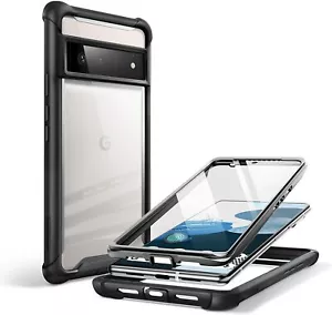 i-Blason For Google Pixel 6 Pro, Dual Layer Built-in Screen Protector Case Cover - Picture 1 of 22