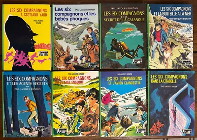 Lot 13 LES SIX COMPAGNONS Paul-Jacques Bonzon BIBLIOTHEQUE VERTE Années 70 - Photo 1/3