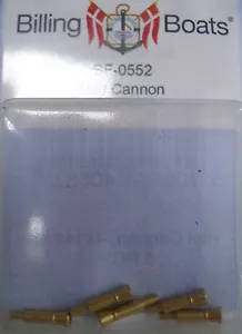 Barcos de facturación accesorio BF-0552 5 x 4 mm x 14 mm latón medio cañón tubería nuevo paquete - Imagen 1 de 2