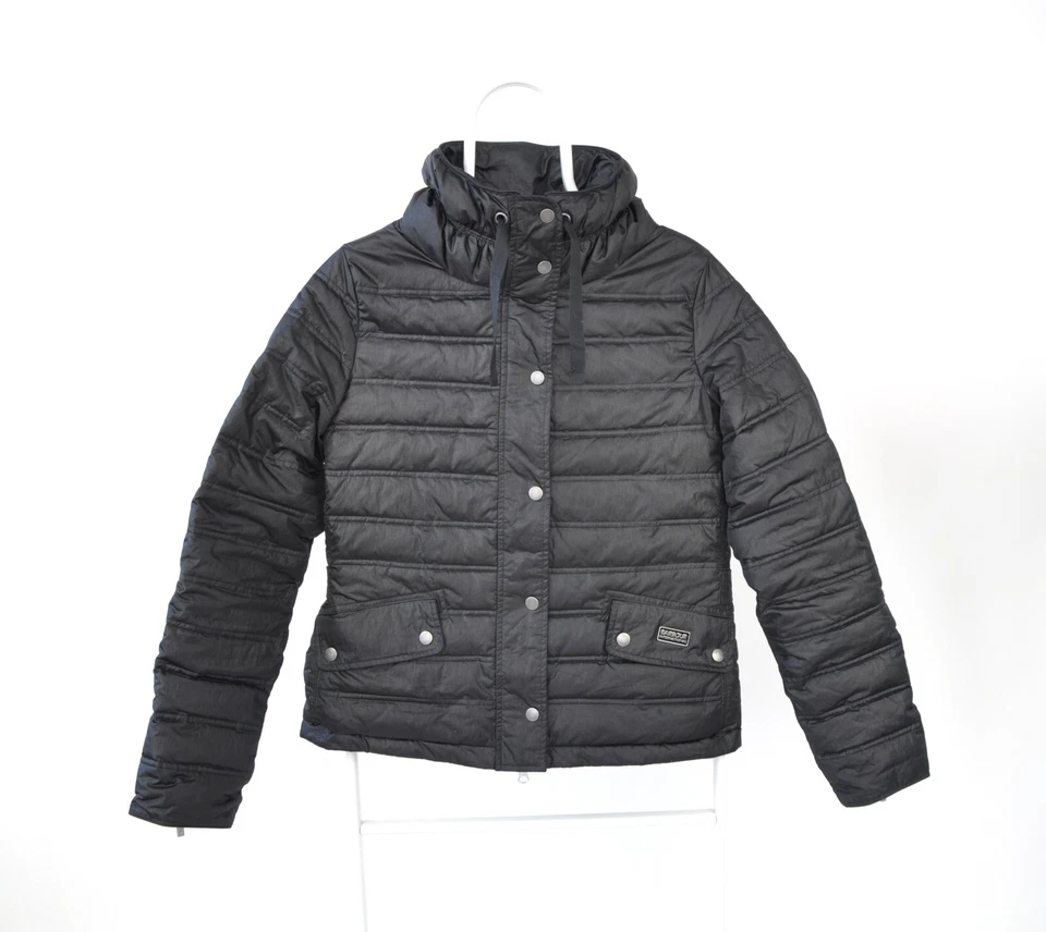 WOMENS BARBOUR INTERNATIONAL CROWN QUILTED PUFFER JACKET SHINY SIZE uk10 us6 - Image 1 of 4