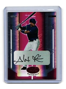 2004 Leaf Certified Materials Mirror Autograph Red #9 Alexis Rios Jays #153/250 - Imagen 1 de 2