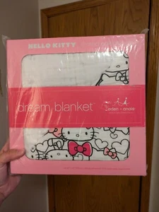 Aden Anais Hello Kitty Dream Blanket 47x47 Cotton - Picture 1 of 1