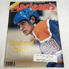 Maclean's Magazine Glory Of Wayne Gretzky NHL Hockey Canada February 22, 1982