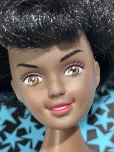 Vintage Black Barbie Clone Rare African-American Doll w Long Hair ~ Zoom ⭐️ - Picture 1 of 16