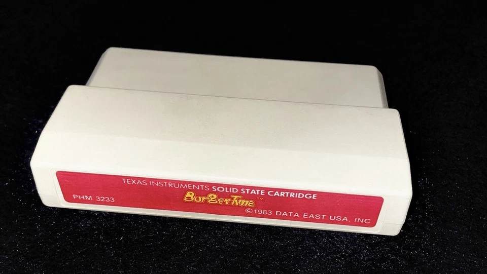 BurgerTime (1983) – Texas Instruments TI-99/4A Cartridge - Image 1 of 1