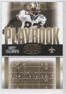 2006 Donruss Gridiron Gear Playbook /500 Donte Stallworth Donte' #PB-14 - Image 1 of 2