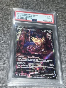 PSA 9 Zamazenta V Full Art #GG54 2023 Pokemon Corona Zenith 72282623 - Foto 1 di 2