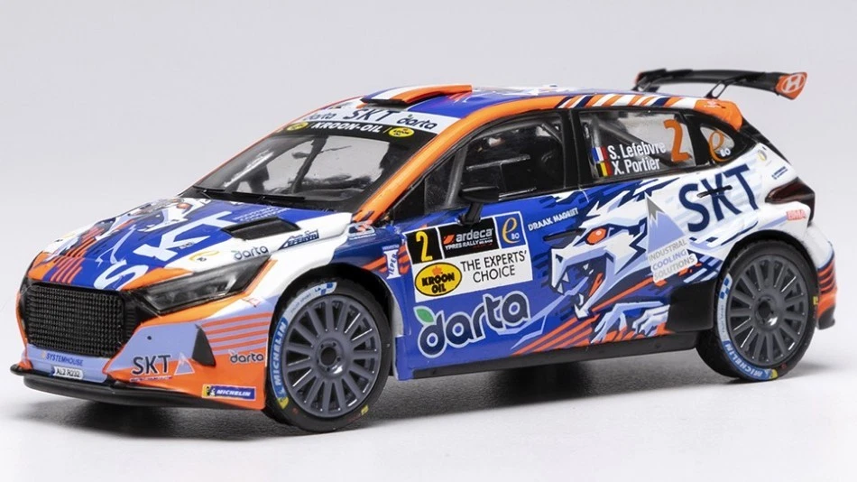 Modellino auto rally scala 1:43 Ixo Model  HYUNDAI i20 N N.2 RALLY2 YPRES 202... - Immagine 1 di 1