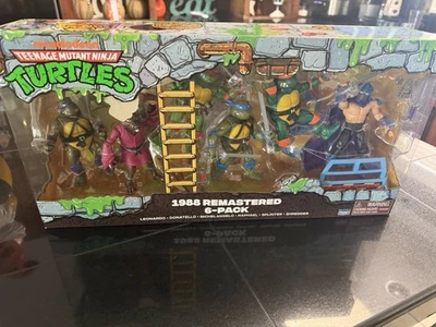 Playmates TMNT 1988 Teenage Mutant Ninja Turtles 1988 Remastered 6 Pack NEW! - Image 1 of 4
